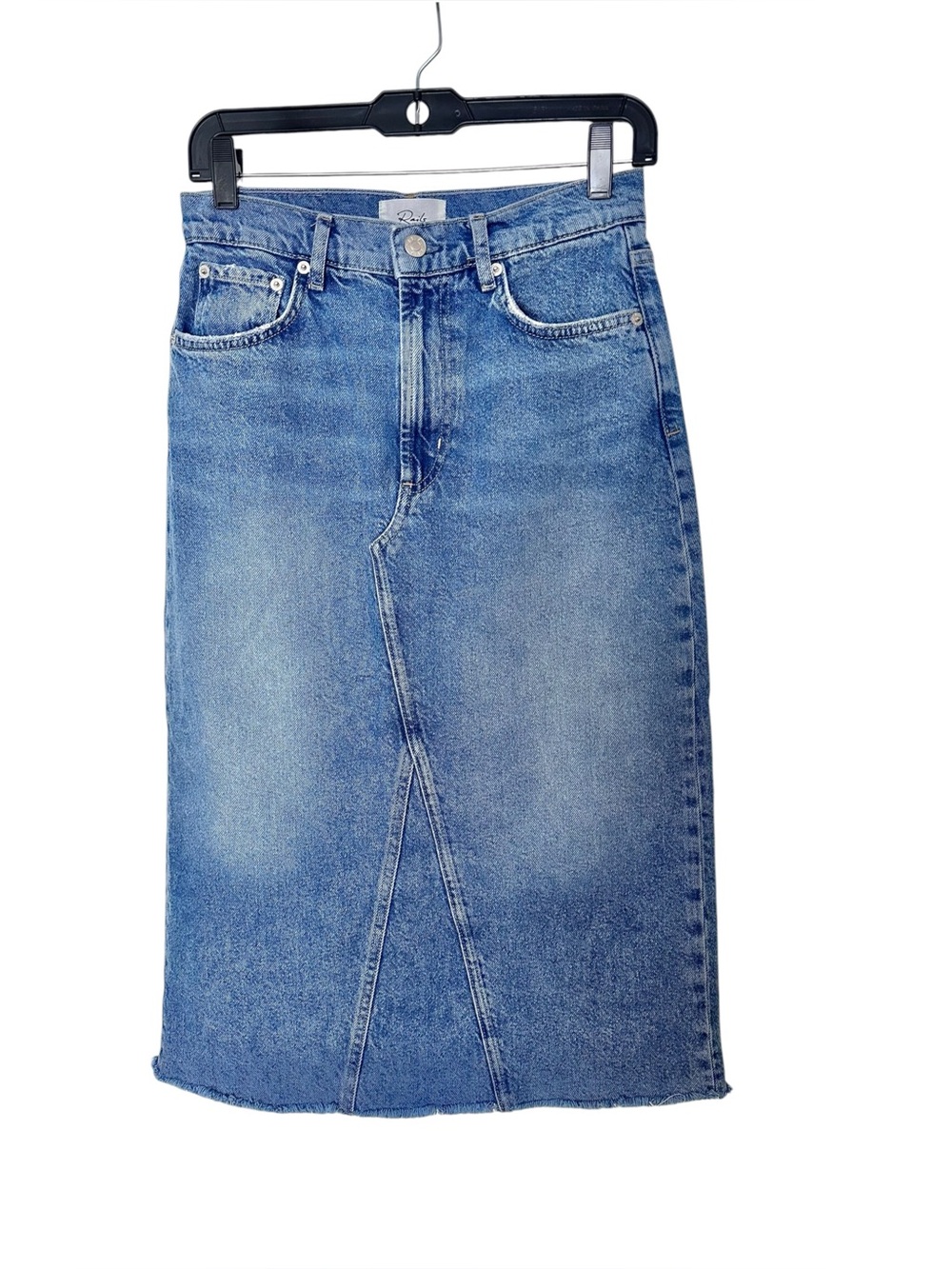 Rails Highland Midi Denim Skirt Size 27